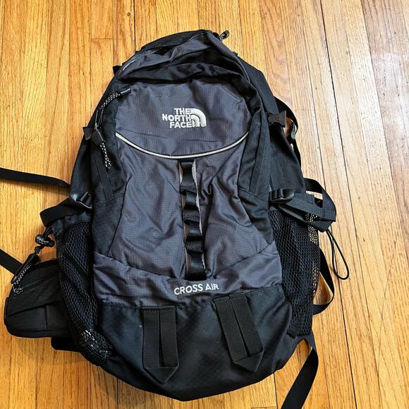 The North Face Backpack Cross Air Belted Black Gray